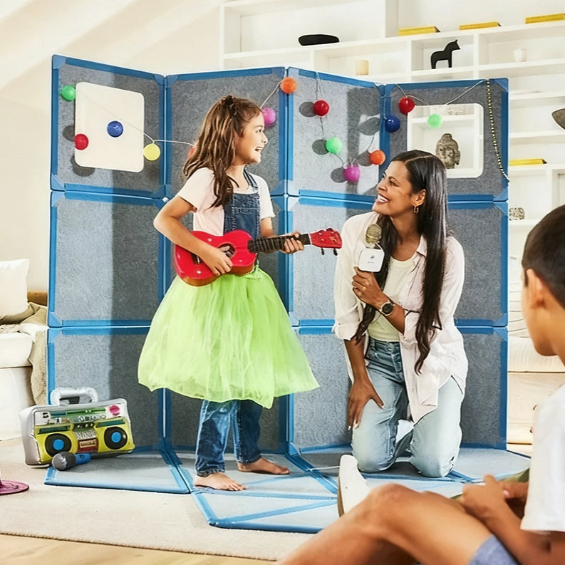 🏰Magnetic Fort Building Kit🧩 for Kids, STEM Building Creative Toy🎁🎨✨