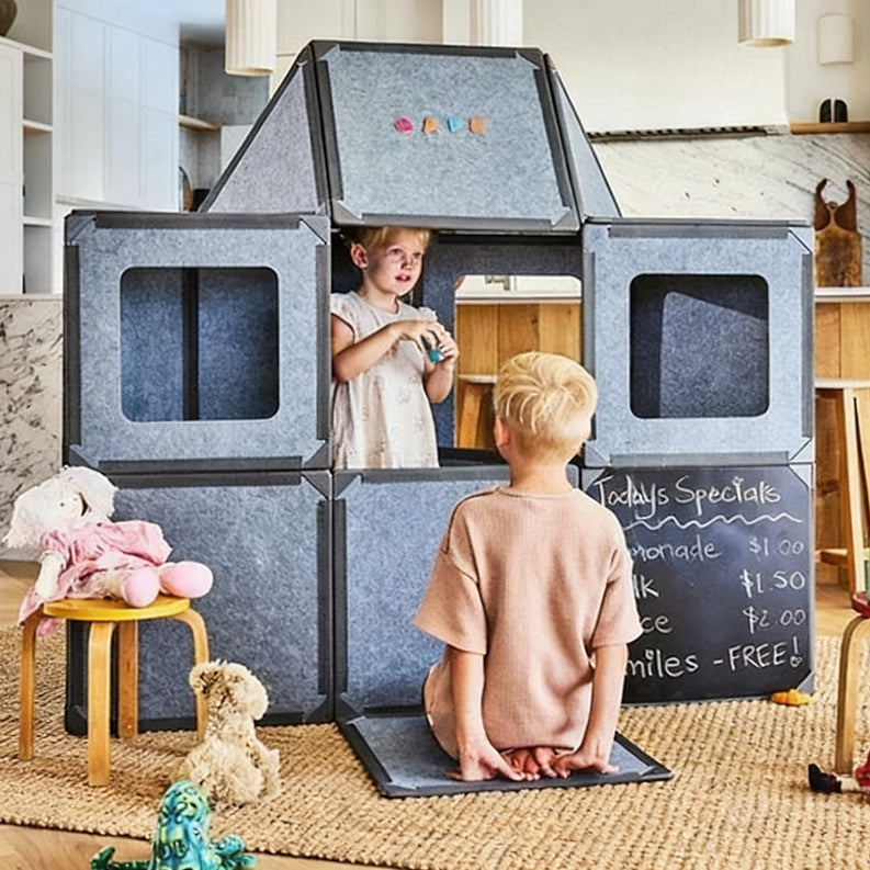 🏰Magnetic Fort Building Kit🧩 for Kids, STEM Building Creative Toy🎁🎨✨