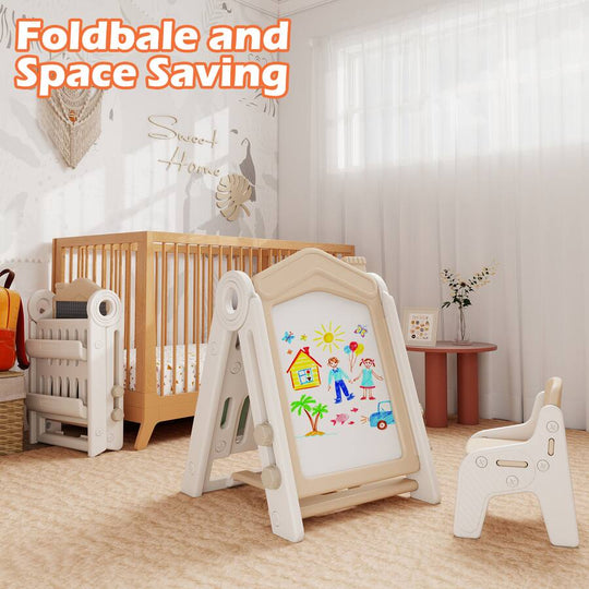 🎨4-in-1 Foldable Children's Easel