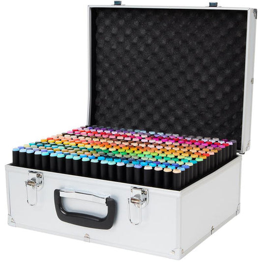 300-Color Dual-Tip Marker Set - Professional Art Collection 🎨🖌️✨