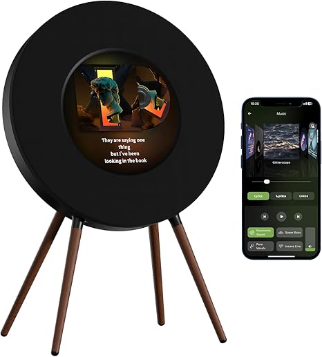 🎶💿Bluetooth Vinyl Speaker 2.1 Hi-Fi with Smart Display