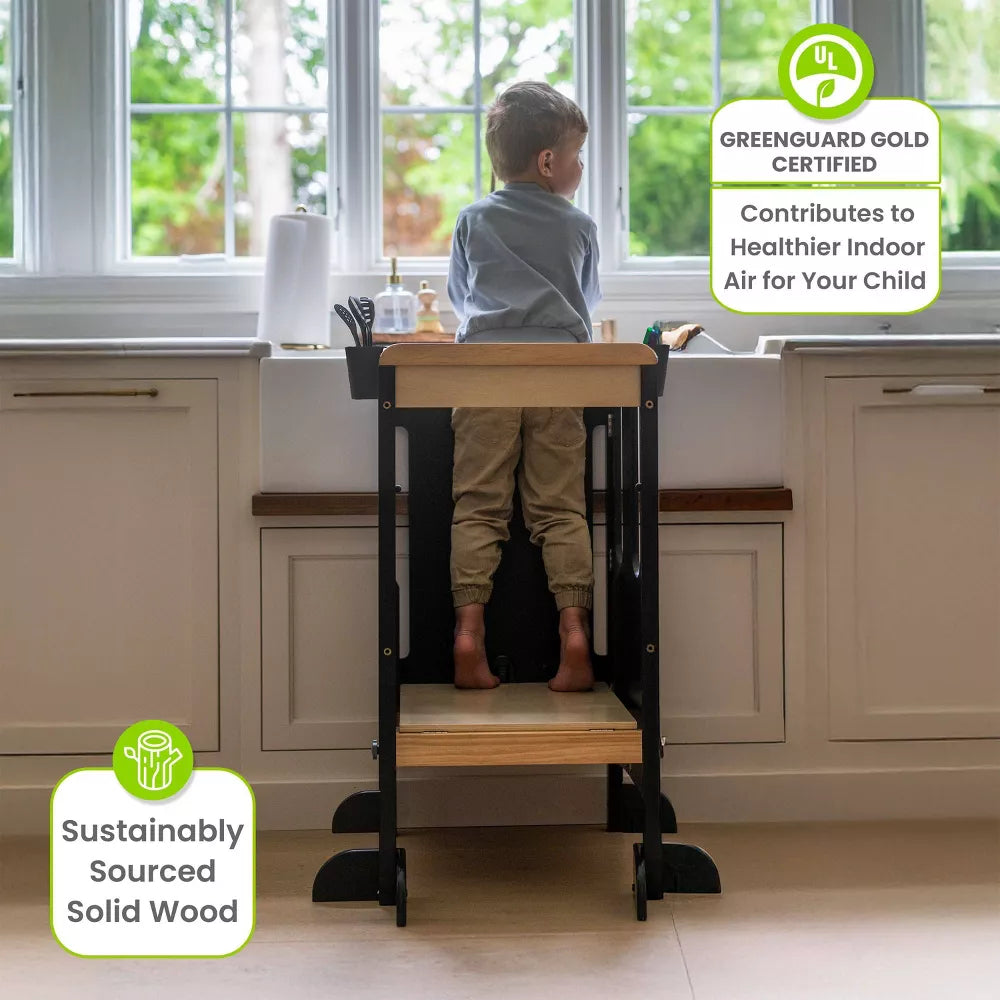 ✨👶Foldable Grow Learning Toddler Tower🏃‍♂️