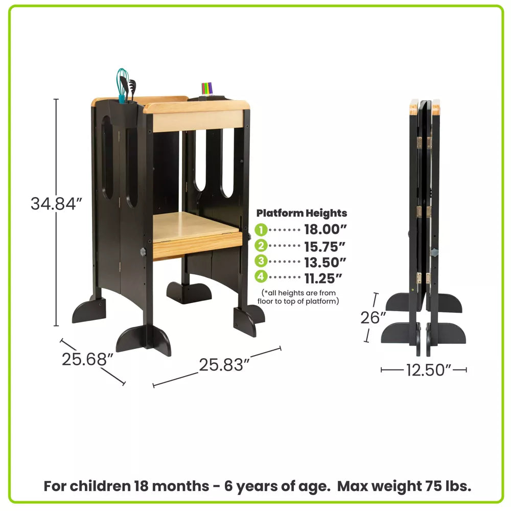 ✨👶Foldable Grow Learning Toddler Tower🏃‍♂️