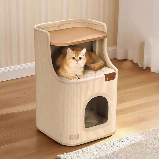 😺Square Cat Bed - Multi-Functional Pet Furniture🐾