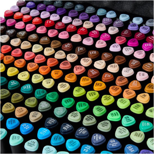 300-Color Dual-Tip Marker Set - Professional Art Collection 🎨🖌️✨